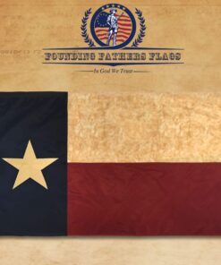 Embroidered Texas Vintage Flag - 3x5ft Oxford Polyester - Texas Founding Fathers Flags 16 612dWS IfEL