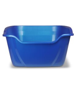 Alternative view of Van Ness Pets Large Open High Sided Cat Litter Box, Blue, CP2HS Pack of 1