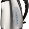Elite Platinum 7050 EKT-7050 1.7 Liter BPA Free Stainless Steel Cordless Electric Kettle, 10-Cup, 13 612h090hwfL