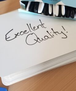 Dry Erase Lapboards Student Pack of 30 | 9 x 12 inch Double Sided White Boards (plus Accessories) | Small Mini White Dry Erase Boards for Students Whiteboards , Teacher Supplies, Classroom Plain 27 612iJQpjjeL