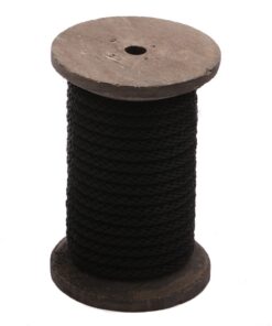 Ravenox Solid Braid Utility Rope | Made in the USA | All Purpose Solid Braid MFP Derby Cord for Crafts, Sports, Landscaping, Horse Tack, Pets & Décor | Dozens of Colors & Diameters of Rope by the Foot 3/8 Inch x 1000 Feet Black 12 612j3LvXXZL