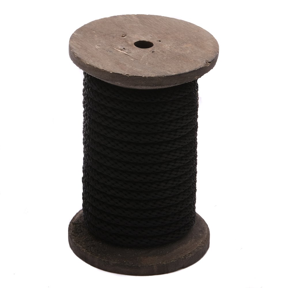 Ravenox Solid Braid Utility Rope | Made in the USA | All Purpose Solid Braid MFP Derby Cord for Crafts, Sports, Landscaping, Horse Tack, Pets & Décor | Dozens of Colors & Diameters of Rope by the Foot 3/8 Inch x 1000 Feet Black 4 Ravenox Solid Braid Utility Rope | Made in the USA | All Purpose Solid Braid MFP Derby Cord for Crafts, Sports, Landscaping, Horse Tack, Pets & Décor | Dozens of Colors & Diameters of Rope by the Foot 3/8 Inch x 1000 Feet Black - Image 4