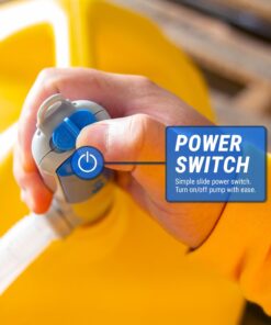 TERA PUMP TRHA03 Battery Powered Pump Water, Diesel, Gas Transfer Pump with Leak Prevention System (Auto Stop) & Buzzer, 2 AA Batteries (Not Included) at 9 Liters/Min - Drain Sinks, Tubs and more 20 612j3MiUUrL