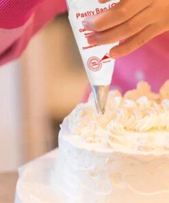 yueton Pack of 100 Disposable Cream Pastry Bag Cake Icing Piping Decorating Tool 23 612j4pbJ3lL