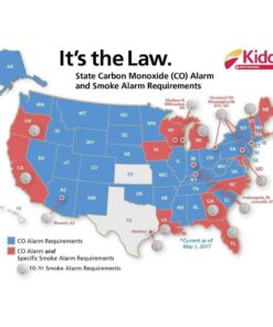 Kidde Worry-Free Carbon Monoxide Detector Alarm with 10 Year Sealed Battery | Model C3010 Without digital display Standard Packaging 16 612jTEceVcL