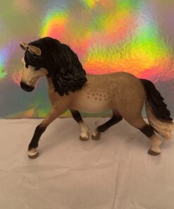 Schleich Horse Club Realistic Andalusian Mare Figurine - Highly Detailed Horse Toy, Durable for Education and Imaginative Play for Boys and Girls, Gift for Kids Ages 5+ 22 612jYs0P6tL