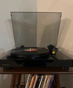 Fluance RT80 Classic High Fidelity Vinyl Turntable Record Player with Audio Technica AT91 Cartridge, Belt Drive, Built-in Preamp, Adjustable Counterweight, Solid Wood Plinth - Piano Black 34 612kplNzslL