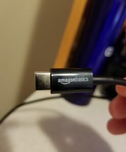 Amazon Basics USB-C to USB-A 2.0 Fast Charger Cable, 480Mbps Speed, USB-IF Certified, for Apple iPhone 15, iPad, Samsung Galaxy, Tablets, Laptops, 6 Foot, Black 6 Feet 1-Pack 30 612l693l6L