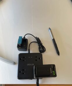 TROND Power Strip Surge Protector - Flat Plug Extension Cord, 8 Widely-Spaced Outlets, 4 USB Charger(1 USB C Port), 5FT Ultra Thin Cord, 1440J, Flat Wall Plug, Desk Charging Station for Travel, Black 5 FT-1 USB C 55 612llVhHOeL