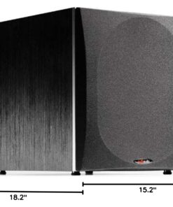 Polk Audio PSW505 12" Powered Subwoofer - Deep Bass Impact & Distortion-Free Sound, Up to 460 Watts, Easy Integration with Home Theater Systems, BLACK 43 612mGjc5v5L 1