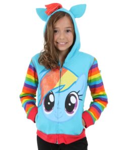 Alternative view of My Little Pony Girls' Little Rainbow Dash Blue Multi 5-6