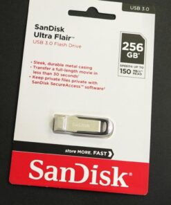 SanDisk 256GB Ultra Flair USB 3.0 Flash Drive - SDCZ73-256G-G46, black 31 612nVQ6lGSL