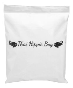 Thai Hippie Bag Hippie Elephant Sling Cross Body Bag Purse Zip Pocket A Zip Inside Pocket Handmade Color Black 22 612nhFJeEKL