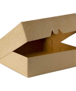 ONE MORE 9inch Brown Bakery Pie Boxes,Large Kraft Cookie Boxes with PVC Window Natural Disposable box 9x9x2.5inch,12 of Pack 38 612p2MD2BL 1