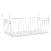 ClosetMaid Wire Hanging Shelf Basket for Storage, Organization in Closet or Pantry, No Assembly or Installation, Durable, 10.68"D x 18.39"W x 7.99"H, White 45 612qd8GQ3uL
