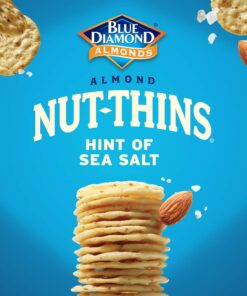 Alternative view of Blue Diamond Almonds Nut Thins Gluten Free Cracker Crisps, Hint of Sea Salt, 4.25 Ounce Boxes (Pack of 6) 4.25 Ounce (Pack of 6)