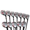 iDrive Hybrids Senior Men's All True Complete Full Set, Includes: #1, 2, 3, 4, 5, 6, 7, 8, 9, PW, SW, LW. Senior Flex with Tacki-Mac Midsize Grips Right Handed New Utility “A” Flex Clubs 15 612uUjQWXL