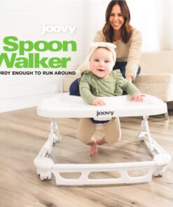 Alternative view of Joovy Spoon Baby Walker & Activity Center Featuring Three Adjustable Heights, Tough Luggage Grade Seat Material, and 30 lb Weight Capacity - JPMA Safety Certified (Charcoal) Charcoal