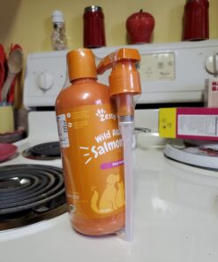 Wild Alaskan Salmon Oil for Dogs & Cats - Omega 3 Skin & Coat Support - Liquid Food Supplement for Pets - Natural EPA + DHA Fatty Acids for Joint Function, Immune & Heart Health 16 Fl Oz 16 Fl Oz (Pack of 1) 41 612vR0R1KKL