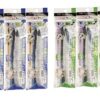Tombow Fudenosuke Brush Pen - Hard Type & Soft Type Earh 3 Pens Total 6 Pens Arts Value set.
