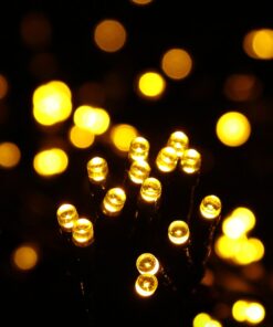 Solar String Lights 200 LED Waterproof 72ft 8 Modes Solar Powered Christmas Fairy String Lights for Outdoor Xmas Patio Path Party Lawn Garden Wedding Party Holiday Decoration (Warm White) 29 612yjrj57lL