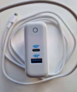 Anker 60W PIQ 3.0 & GaN Tech Dual Port Charger, PowerPort Atom III (2 Ports) Travel Charger with a 45W USB C Port, for Laptops, MacBook, iPad Pro, iPhone, Galaxy, Pixel and More White 45 6132273ywxL 2