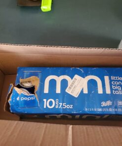 Pepsi Soda, Mini Cans, 7.5 Ounce (Pack of 10) 30 61346C6uHJL