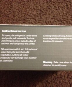 Sunsella Vegetable Steamer - 5.3" to 9.3" - 100% Stainless Steel 52 61357M5oilL