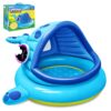 JOYIN Whale Baby Pool Shade Beach Tent Kiddie Pool Play Tent (54" x 56" x 28") for Summer Blow Up Pool, Swim Party Toys, Infants and Young Fun Beach Lounge Pit. 2 6137uNYYzbL