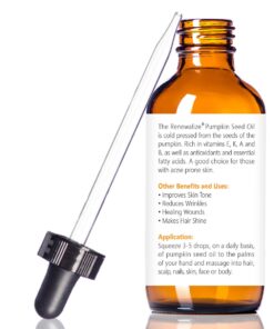 Renewalize ORGANIC PUMPKIN SEED OIL NATURAL FACE MOISTURIZER - Unrefined, Cold Pressed facial oils anti aging treatment for men and women | For Normal Combination and Mature Skin Types 7 613ATWdN3jL