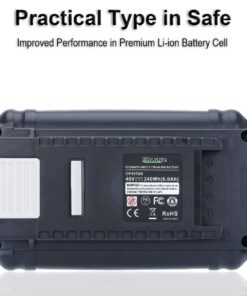 Biswaye 40V 6Ah Lithium Battery Replacement for Ryobi 40V Battery OP4040 OP40601 OP4026 OP40261 OP40401 OP40501 OP4015 OP40602 OP40404 OP40603 Compatible with Ryobi 40V Cordless Power Tools 20 613B7Aowq4L