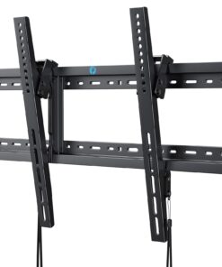 Pipishell UL Listed Tilt TV Wall Mount Bracket Low Profile for Most 37-75 Inch LED LCD OLED Plasma Flat Curved TVs, Large Tilting Mount Fits 16"-24" Wood Studs Max VESA 600x400mm Holds up to 132lbs 32 613BCijk12L