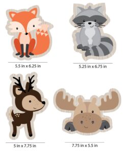 Woodland Creatures - Animal Shaped Decorations DIY Baby Shower or Birthday Party Essentials - Set of 20 24 613CBlorFwL