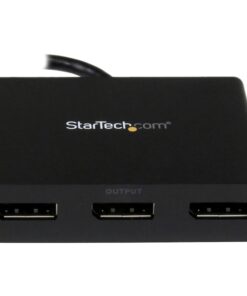 Alternative view of StarTech.com 3-Port DisplayPort 1.2 Splitter, DisplayPort to 3x DP Multi-Monitor Adapter, Dual 4K 30Hz and 1080p 60Hz Computer MST Hub, Windows Only (MSTDP123DP) 3x DisplayPort DisplayPort 1.2 to
