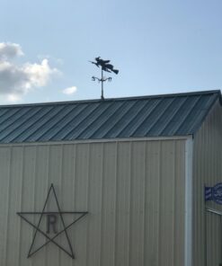 Whitehall Products Flying Witch Garden Weathervane, Black 39 613D3VoRz0L