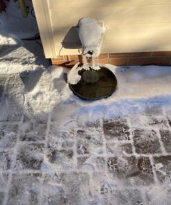 K&H Pet Products Perfect Bucket Heater w/ Cord Clip Gray 5" 80W 38 613FqsnuqL