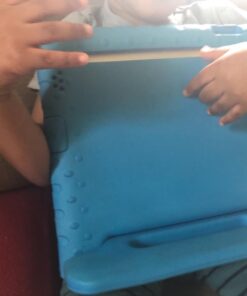 AVAWO Kids Case for iPad 2 3 4 (Old Model) 9.7 Inch - Light Weight Shock Proof Convertible Handle Stand Kids Friendly for iPad 2, iPad 3rd Generation, iPad 4th Generation Tablet - Blue for iPad 2 3 4 Generation (Old Model) 37 613GUWK87kL