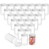 Juvale Film Canisters with Caps - 30-Count 35mm Clear Film Canisters, Transparent Storage Containers for Small Accessories 28 613GYRjYuUL