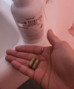 Superior Labs – Pure Natural Graviola NonGMO – 1,200mg, 120 Vegetable Caps– Natural Dietary Soursop Supplement – Healthy Skin & Helps Promotes Cell Growth – Respiratory System - Balanced Mood 28 613HKOK1WaL