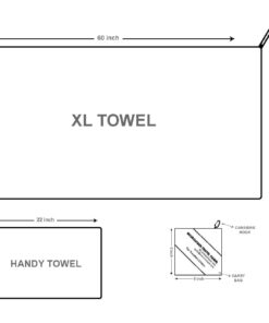 Micro Miracle XL - 2in1 Quick Dry Camping Microfiber Body and Hand Towel, Extra-Large in 13 Colors, Soft/Lightweight for Gym, Swim Practice, Travel, Backpacking, RV, Beach/ Senior Care, Children Towel / Emergency Bag / Dorm, Tiny House, Van or Mobile H... 17 613J20MInVL