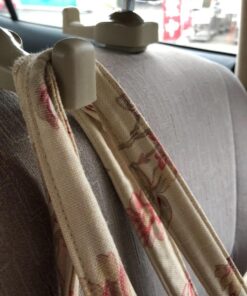 IPELY Universal Car Vehicle Back Seat Headrest Hanger Holder Hook for Bag Purse Cloth Grocery (Dark Beige -Set of 2) Dark Beige 36 613JSriwkL