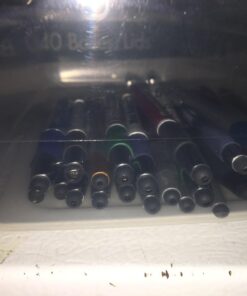 DG Collection (5lb Box Approx. 200-250 pens) Assorted Retractable Ballpoint Pens Office Ink Pen Supplies Big Bulk Lot 52 613JUdUHcML