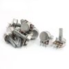 uxcell A13122000ux0429 11Pcs 3 Pins Pots Rotary Taper Adjustment Potentiometer B10K 10K Ohm 12 613JxEiD9L