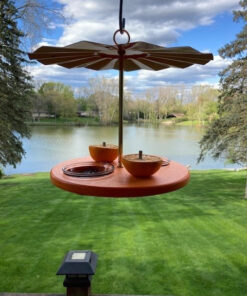 Kettle Moraine Super Oriole Recycled Orange Fruit, Jelly, Mealworm Bird Feeder w/Orange Roof 32 613KMFp1FiL