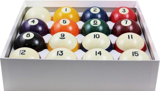 Aramith 2-1/4" Regulation Size Crown Standard Billiard/Pool Balls, Complete 16 Ball Set