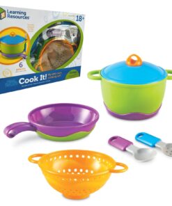 Alternative view of Learning Resources New Sprouts Cook it!, 6 Pieces, Ages 2+ Pretend Play Food for Toddlers, Preschool Learning Toys, Kitchen Play Toys for Kids