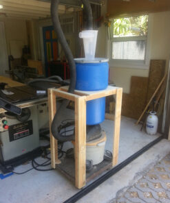 Eagle 14 Gallon High Density Polyethylene Lab Pack Barrel Drum with Metal Lever-lock Lid, 26.5" Height, 15" Diameter, Blue, 1610MB 49 613PFTevRVL