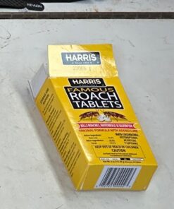 Harris Roach Tablets, Boric Acid Roach Killer with Lure for Insects (4oz, 96 Tablets) 4 oz 31 613PdHANeL