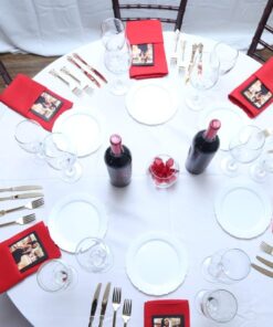 Craft And Party Round Tablecloth, 120 Inch White Tablecloth, Polyester Fabric Washable Table Cloth for Home, Party, Wedding or Restaurant Use. 120" Round 24 613QVt2pAlL