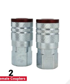 Milton S-314MKIT ColorFit Coupler & Plug Kit - (M-Style, Red) - 1/4" NPT, (14-Piece) 14 Piece 25 613RANSJRIL 2